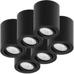 Oktaplex 6er Set Lile M Aluminium Aufbaustrahler schwenkbar inkl. LED Modul 