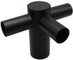 ENOVALITE Stra&szlig;enleuchten Adapter &Oslash;80 auf &Oslash;60 mm 3-fach Schwarz |...