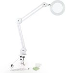 addhome LED Lupenleuchte Arbeitsplatzleuchte mit Lupe und Tischklemme | 3