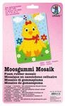 Ursus 8770030 - Moosgummi Mosaikbild, K&uuml;ken, ca. 23 x 16 cm, Set mit vorgedrucktem