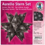 Ursus 34155500 - Faltbl&auml;tter Aurelio Stern Black & White, Spiralornament, 33 Blatt,