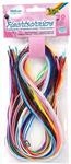 folia 731030 - Flechtschn&uuml;re, opak/transparent, 30 St&uuml;ck sortiert in 10