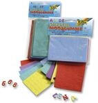 Folia Moosgummi Stanzteile"Buchstaben" - 130 St&uuml;ck, sortiert; Packungsinhalt:...