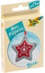 folia 52913 - Filz N&auml;hset f&uuml;r Kinder-Mini Filzinie, Anh&auml;nger Stern, 9 teilig...