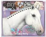 Depesche 12484 Miss Melody - Pferde M&auml;hne flechten DIY-Set, inkl. 8 Kartonagen in