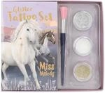Depesche 12657 Miss Melody Night Horses - Glitzer Tattoo Set f&uuml;r Kinder mit 41