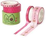 LEGAMI - 5er Set Papierklebeb&auml;nder,Tape by Tape, Avocado, bunt, zum Kleben,
