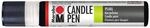 Marabu 18050009073 - Candle Pen Schwarz, Kerzenpen, cremig, weiche...