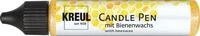KREUL 49733 - Candle Pen, glitter-gold, 29 ml, Kerzenstift mit feiner Malspitze,