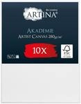 Artina Keilrahmen 40x50cm FSC&reg; 10er Set Leinwand zum Bemalen Acrylfarben |...