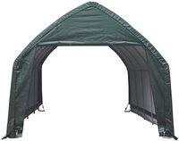 ShelterLogic Folien Zeltgarage Ger&auml;tehaus | Gr&uuml;n | 610x390x370 cm