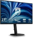 PHILIPS 27B2N3200J 27 Zoll FHD USB Hub Monitor, 120Hz, IPS Panel, 4ms GtG,...