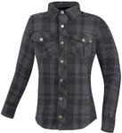 Bogotto Forgewood Damen Motorrad Hemd, schwarz/grau, L