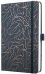 Sigel Notizbuch Jolie A5 liniert Tagebuch Dunkelblau Hardcover | JN365, Gummiband,