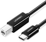 UGREEN Printer Cable US241 USB Tipo-C para USB Tipo-B 2m Black