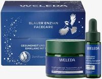 WELEDA Bio Weihnachten Geschenkset Blauer Enzian Tagespflege & Serum vegan 