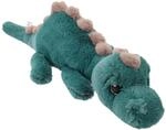 Depesche Dino World - Kuscheltier Dino, liegend | Pl&uuml;schdino mit weichem Fell in