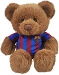 CYPBRANDS FC Barcelona, Teddyb&auml;r, Pl&uuml;sch, 20 cm, B&auml;r mit T-Shirt, Fu&szlig;ball, Beige,