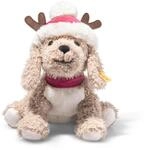 Steiff Kuscheltier Rudy Hund Christmas, S&uuml;&szlig;es Stofftier mit Kunststoffaugen,