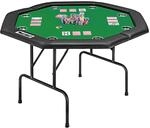 MUWO klappbarer Pokertisch f&uuml;r 8 Spieler &ndash; Achteckiger Spieltisch mit...