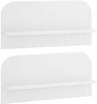 vidaXL Wandregal 2 stk. Wei&szlig; 80.5 x 13.5 x 37.5 cm Holzwerkstoff | Dieses...