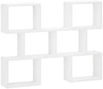 vidaXL Wandregal Wei&szlig; 103 x 17 x 80 cm Holzwerkstoff | Dieses Wandregal ist aus