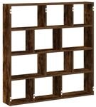 vidaXL W&uuml;rfelregal 12 F&auml;cher R&auml;uchereiche Holzwerkstoff