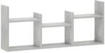vidaXL Wandregal Betongrau 97.5 x 17 x 40 cm Holzwerkstoff | Dieses Wandregal...