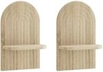 vidaXL Wandregal 2 stk. Sonoma-Eiche 23 x 13,5 x 37,5 cm Holzwerkstoff | Dieses
