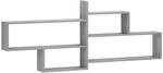 vidaXL Wandregal Sonoma-Grau 168.5 x 17 x 68 cm Holzwerkstoff | Das Wandregal...