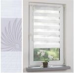 Liedeco&reg; Duo-Rollo/Doppelrollo mit Motiv &bdquo;Aster -Lichtdurchl&auml;ssig &...