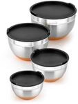 BRA Efficient | Set mit 4 Edelstahlsch&uuml;sseln (12|16|20|24 cm) | 0,