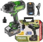PRO CRAFT PWA90 Akku Schlagschrauber 20 V 2100 Nm 3/4" Brushless | 1x Akku 4,0...