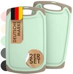 Blumtal Schneidebrett Kunststoff gro&szlig; 40x24,5 cm 2er Set - Schneidebretter +