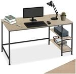 tectake&reg; Industrial B&uuml;rotisch mit 2X Ablage Schreibtisch, 120 x 60 x 75,5 cm,