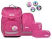 ergobag Schulranzen-Set cubo Set ZauB&auml;rschloss - Pink | Ergonomischer...