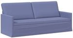 vidaXL 3-Sitzer Sofa Jeans blau 190 x 81 x 82 cm Stoff