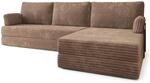 Masseno Schaumstoff-Ecksofas ANKO mit Metallgestell, Modulares Schlafsofa aus