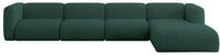 ALTDECOR Ecksofa in L-Form MIRA-L3 409x179x70 - Gr&uuml;n | Corner Sofa Bett...