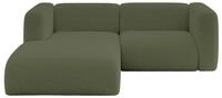 ALTDECOR Ecksofa in L-Form MIRA-L1 227x179x89 - Gr&uuml;n | Corner Sofa Bett...