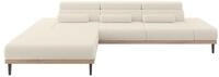 ALTDECOR Elektrisches Ecksofa L-Form Mona 316x205x85 - Beige | Corner Sofa Bett