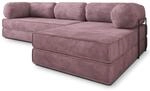 Masseno Schaumstoff-Ecksofas ETERA mit Metallgestell, Modulares Schlafsofa aus
