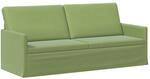 vidaXL 3-Sitzer Sofa Hellgr&uuml;n 190 x 81 x 82 cm Samt (V)