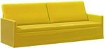 vidaXL 3-Sitzer Sofa Gelb 220 x 81 x 82 cm Samt (V)