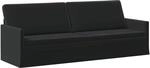 vidaXL 3-Sitzer Sofa Schwarz 220 x 81 x 82 cm Samt (V)