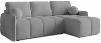 Sofnet - Ecksofa Nubo mit Schlaffunktion und Bettkasten (Grau, Coral 75) |...