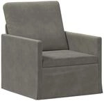vidaXL Einzelsofa Hellgrau 70 x 81 x 82 cm Cordstoff | Bietet dauerhafte