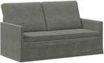 vidaXL 2-Sitzer Sofa Hellgrau 150 x 81 x 82 cm Cordstoff | Bietet dauerhafte
