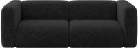 ALTDECOR Sofa Couchsofa MIRA-S1 228x89x70 - Schwarz | Corner Sofa Bett Eckcouch...