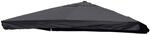 Mendler Ersatz-Bezug Luxus-Ampelschirm HWC-A96 mit Flap 3x3m - anthrazit 